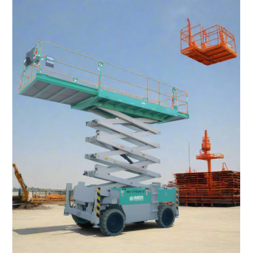 Scissor Lift | Diesel Engine Electric Motor | IMER IM 87 Serries