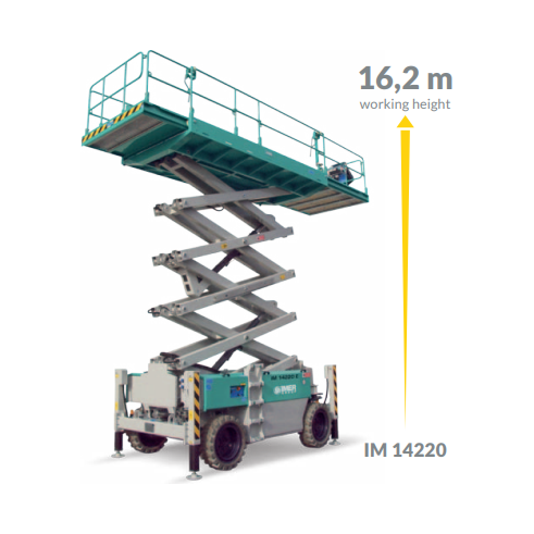 Scissor Lift | Diesel Engine Electric Motor | IMER IM 87 Serries