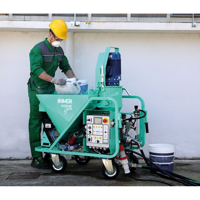 Continuous Mixer | 208V 3 Phase & 220V Single Phase | 9 HP | IMER Koine Dual 1106312