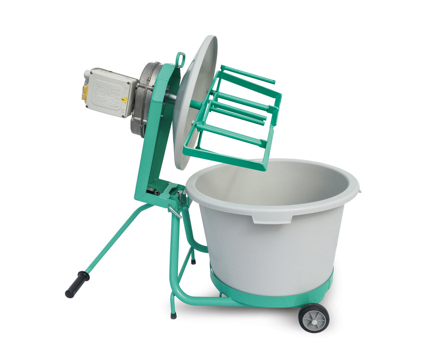 Portable Paddle Mixer |  0.75 HP | Poly Drum | IMER Mix-All 60 1193988