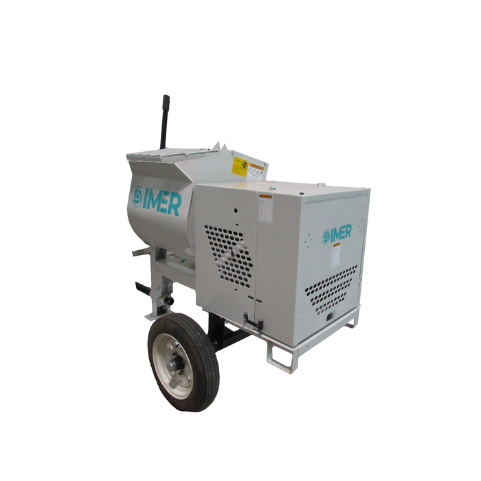 Horizontal Shaft Mortar Mixer | 6 cu ft Steel Drum | IMER HSM 6-1130062