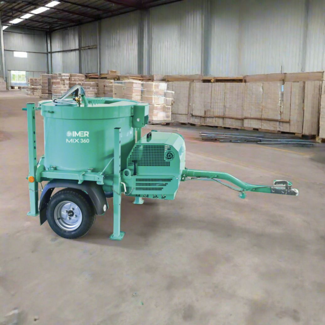 Vertical Shaft Mixer | 5.5 HP | Electric Engine | IMER Mix All 360 119 ...