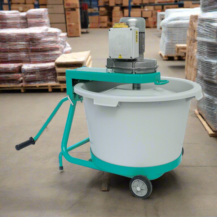 Portable Paddle Mixer |  0.75 HP | Poly Drum | IMER Mix-All 60 1193988