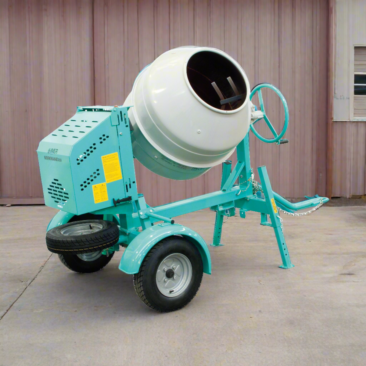 Towable Multi-mixer | 1.5 HP | Steel Drum | IMER Workman II 350 - 1105 ...
