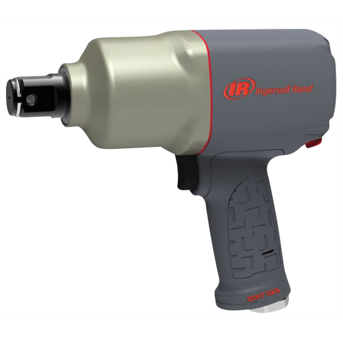 Ingersoll Rand 1'' Air Impact Wrench, Quiet, 1700 ft-lb Torque, Friction Ring-Thru-hole Retainer, Pistol Grip IRT2155QIMAX