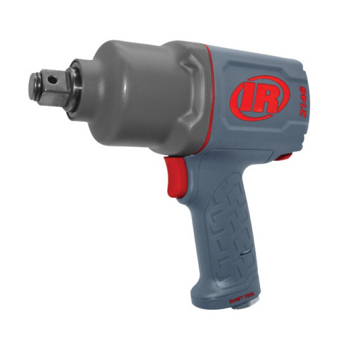 Ingersoll Rand 1'' Air Impact Wrench, Quiet, 2000 ft-lb Torque, Friction Ring-Thru-hole Retainer, Pistol IRT2146Q2MAX