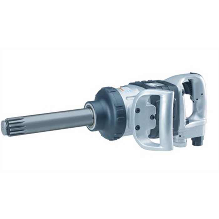 Ingersoll Rand No. 5 Spline Air Impact Wrench, 6'' Ext Anvil, 1770 ft-lb Torque, D-Handle Inside Trigger IRT285B-S6