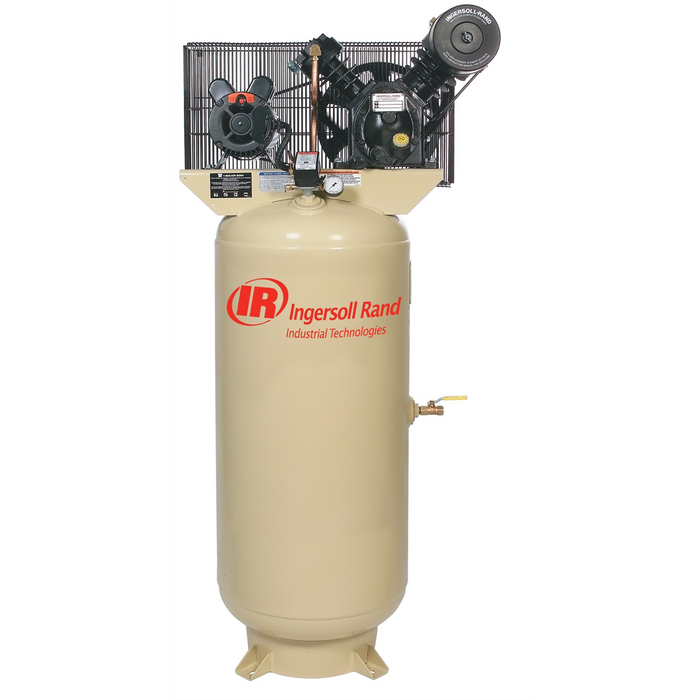 Ingersoll Rand 2340L5-V 5HP 2 Stage 60 Gallon 15CFM Single  Phase IRT45464922