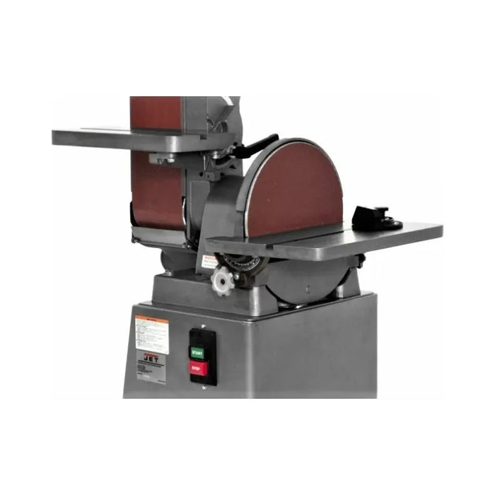 Industrial Combination Belt | 6" x 48" | 12" Disc Finishing Machine | 230V | 3Ph | JET JT9-414553