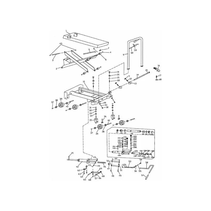 Scissor Lift Table | 1650-lb. Capacity | JET JT9-140779