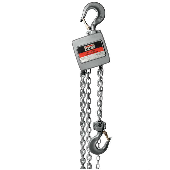 Jet Tools 1-1/2-Ton Aluminum Hand Chain Hoist with 30' Lift - AL100-150-30 JET133124