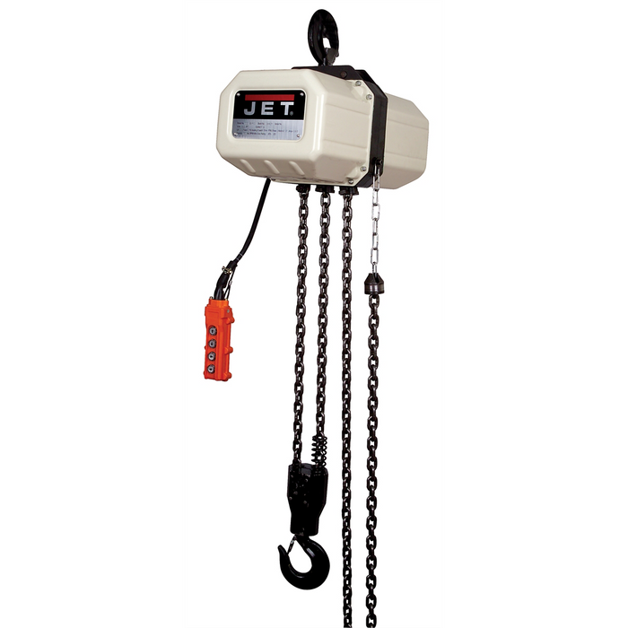 Jet Tools 2SS-1C-20 2-Ton 1 PH Electric Hoist 20' Lift JET212000