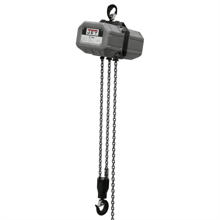 Jet Tools 1SS-1C-20 1-TON, 1 PH Electric Hoist 20' Lift  JET112000
