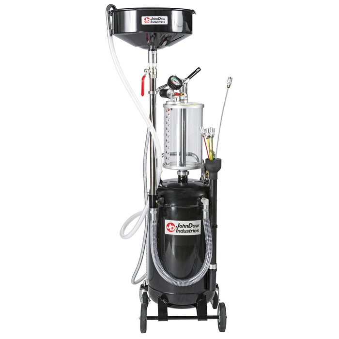 John Dow Industries 20-Gallon Combination Fluid Evacuator & Oil Drain DOWJDI-20COMBO-B