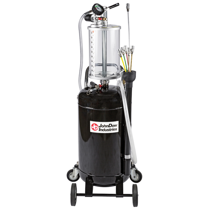 John Dow Industries 20-Gallon Fluid Evacuator with Transparent Bowl DOWJDI-20EV-B