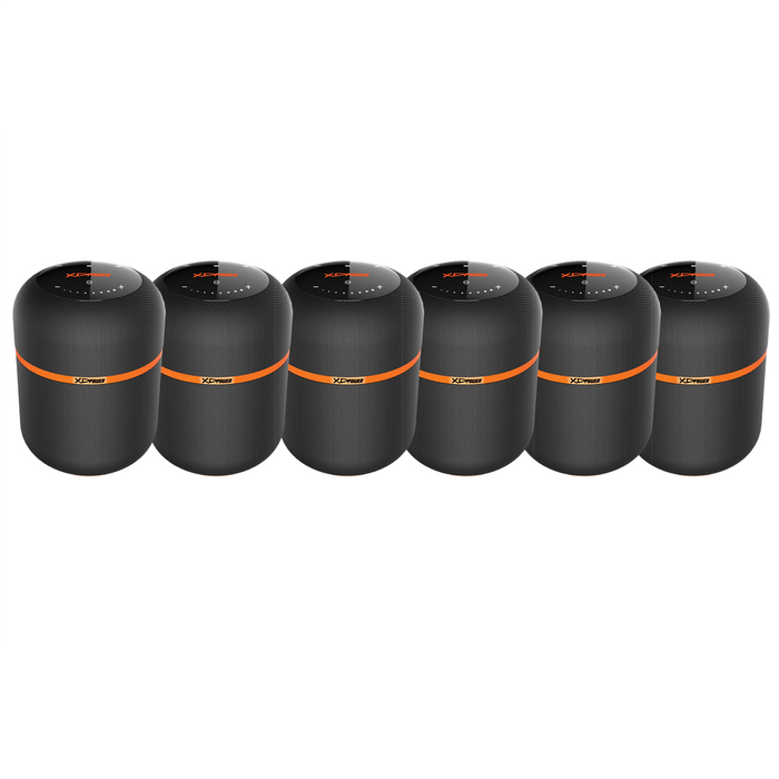 K Tool International 6 Pack of Portable Bluetooth Speakers KTIXDBT60WA-PK6
