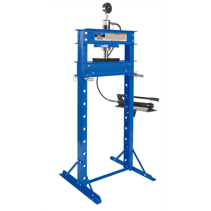 K Tool International Shop Press 20 Ton Manual Hydraulic KTIXD63619