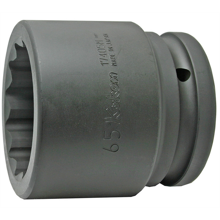 Ko-ken USA 17405M-90 1.1/2 Sq. Dr. Socket 90mm 12 point Length 112mm KKN17405M-90