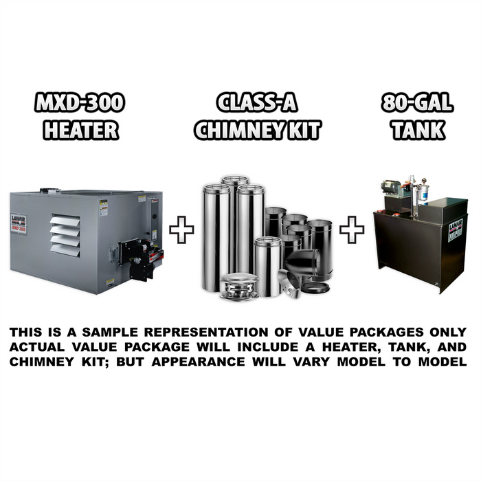 Lanair Products MXD-300 Ductable Heater PK B-No Stand LHR9973B