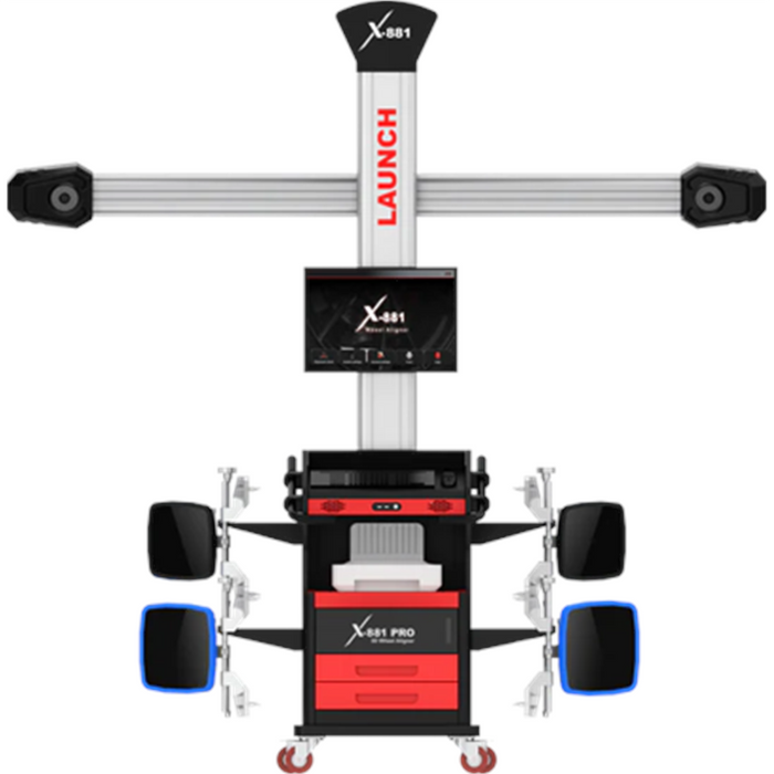 Launch Tech USA X-881 PRO Professional Mobile 3D Wheel Aligner (US) LAUX-881PRO
