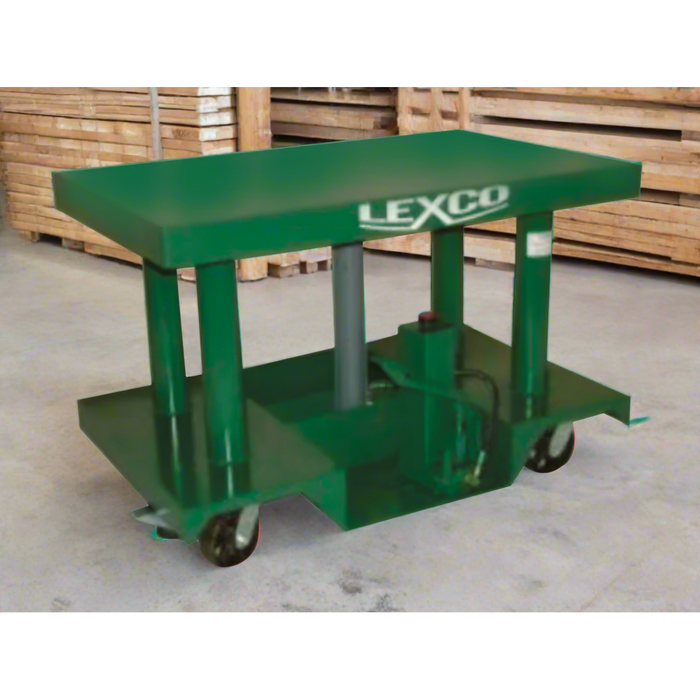 Foot Operated or Powered Portable Hydraulic Lift Table| 6000 lb Capacity | Lesco 496061