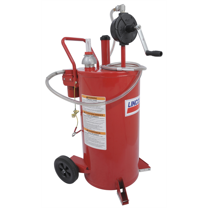 Lincoln Lubrication 25-Gallon Fuel Caddy with 2-way Filter System LIN3677