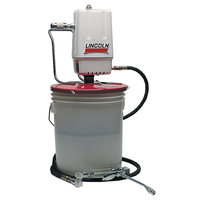 Lincoln Lubrication Pneumatic Air Operated Portable Double Acting 50-1 Ratio Barrel Pump LIN989