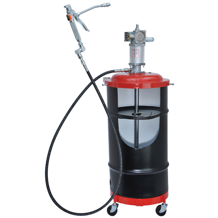 Lincoln Lubrication Portable Air Operated 50-1 Pneumatic Double Acting Barrel Pump LIN6917