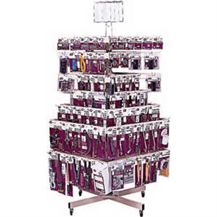 Lisle 177Pc 4-Sided Asst Tools Spinner Rack LIS47120