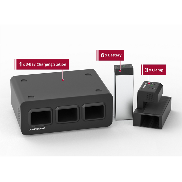Luxor KwikBoost EdgePower Charging Station System - Heavy Use Bundle LUXKBEP-9B6C9
