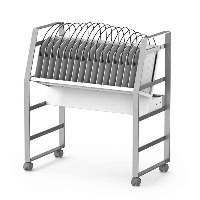 Luxor USB-C Open Charging Cart 16 Device LUXCHMC005