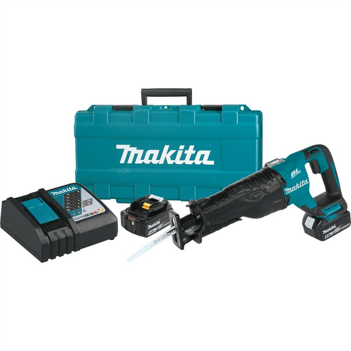 Makita 18V LXT 5.0 Ah Brushless Cordless Reciprocating Saw Kit MAKXRJ05T