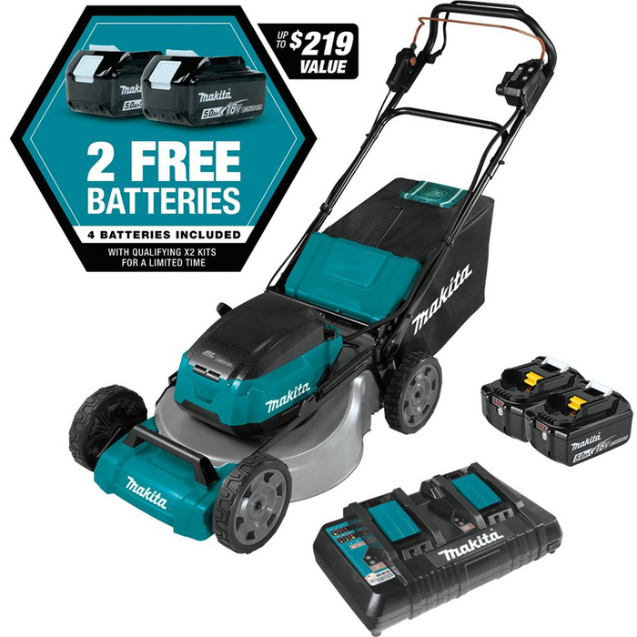Makita 18V X2 21 Lawn Mower Kit MAKXML08PT1