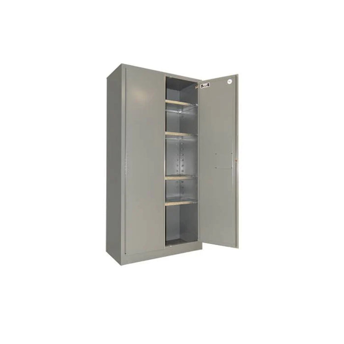 Industrial Storage Cabinet | 27 Cubic Feet | 4 Shelves | 2 Doors |Self-Latch | Securall