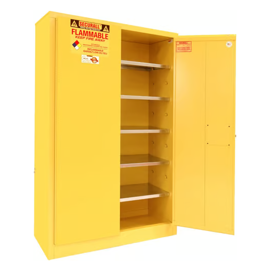 Flammable Liquid Storage Cabinet | 60 Gallon | 2 Door | Self-Latch | Securall