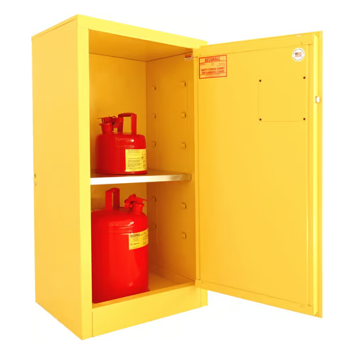 Flammable Liquid Storage Cabinet | 16 Gallon | Self-Latch | Securall