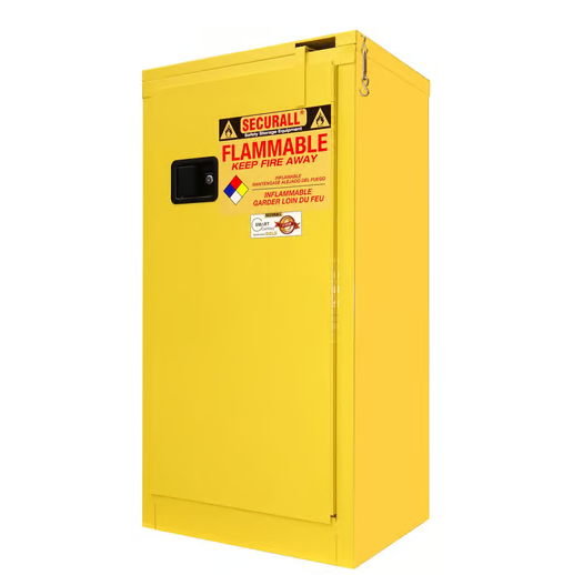 Flammable Liquid Storage Cabinet | 16 Gallon | Self-Latch | Securall