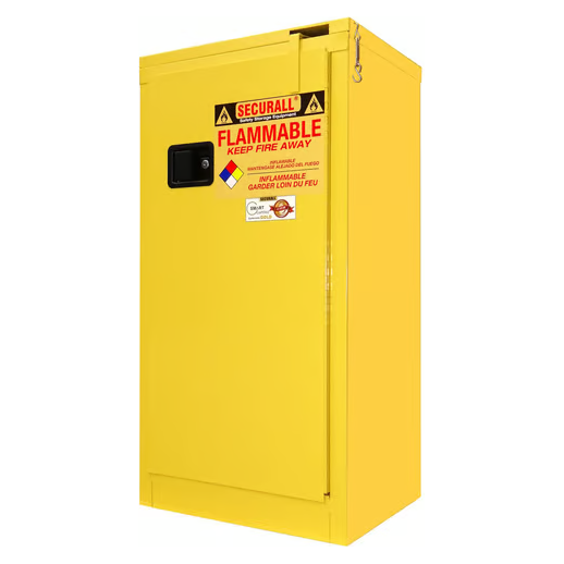 Flammable Liquid Storage Cabinet | 16 Gallon | Self-Latch | Securall