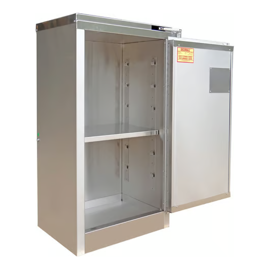 Flammable Liquid Storage Cabinet | 16 Gallon | Stainless Steel | Self-Latch | Securall