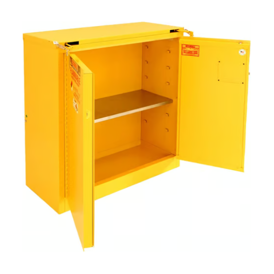 Flammable Liquid Storage Cabinet | 30 Gallon |Safe-T- Door | Self-Close | Self-Latch | Securall