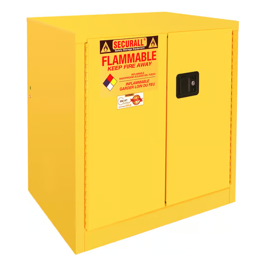 Flammable Liquid Storage Cabinet | 30 Gallon | 2 Door  | Self-Latch | Securall