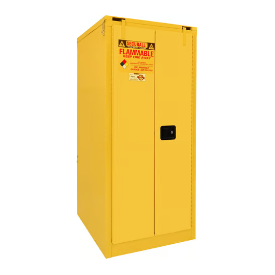 Flammable Liquid Storage Cabinet | 60 Gallon |Safe-T-Door | Self-Close |  Self-Latch | Securall