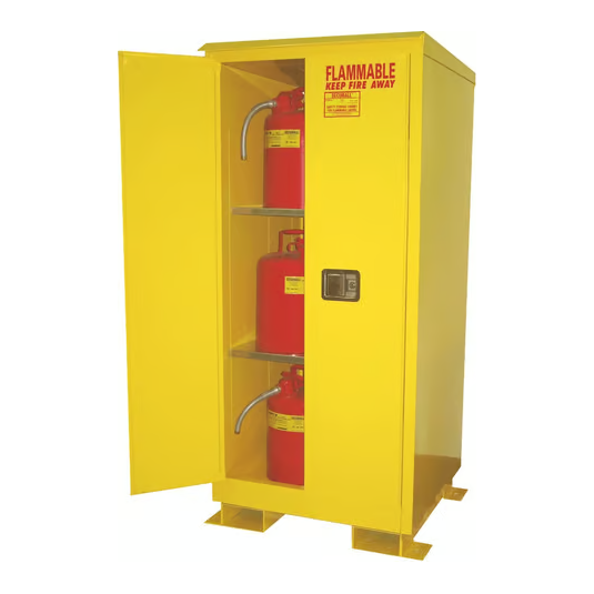 Flammable Liquid Storage Cabinet | 60 Gallon |2 Door |  Self-Latch | Securall