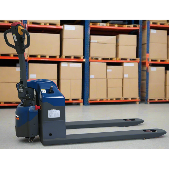 Pallet Truck | Semi-Electric | 27" x 48" | 3,300 lb Capacity | Wesco Industrial Products 274702