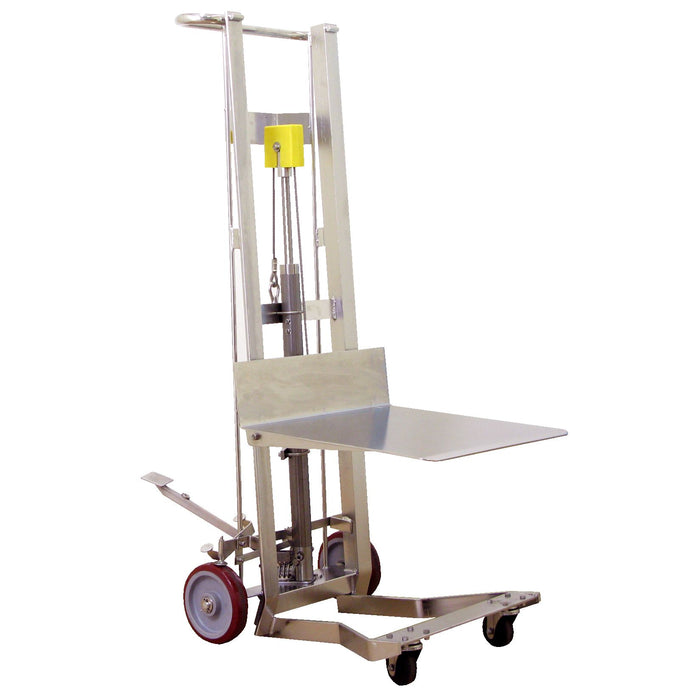 Pedalift Jack | Four Wheeled | Hydraulic | 750 lb Capacity | Wesco Industrial Products 260186