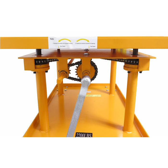 Wesco HCLT‑3048‑CI Precision Lift Table – 2,200 lb Capacity, 30″×48″ Platform 274681