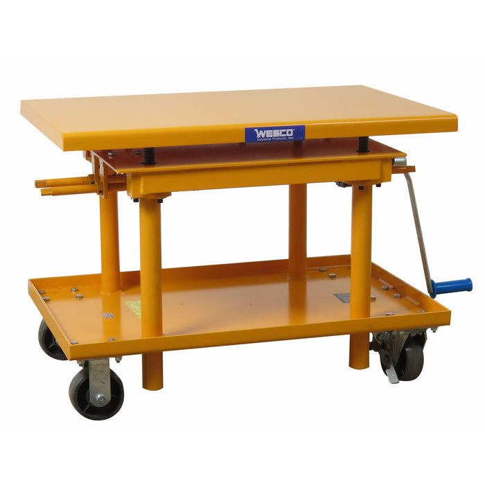 Wesco HCLT‑3048‑CI Precision Lift Table – 2,200 lb Capacity, 30″×48″ Platform 274681