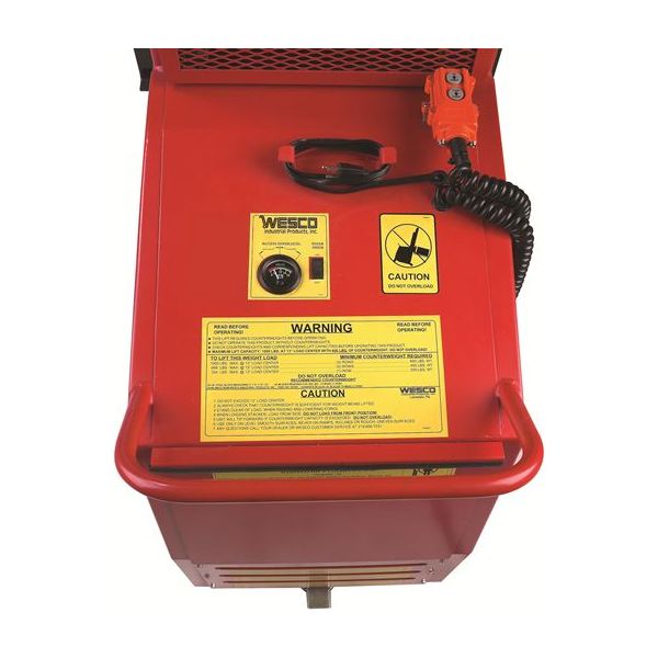 Counter-Balance Powered Stacker | 64" Lift Height | 1000 lb Capacity | Wesco Industrial Products 261038