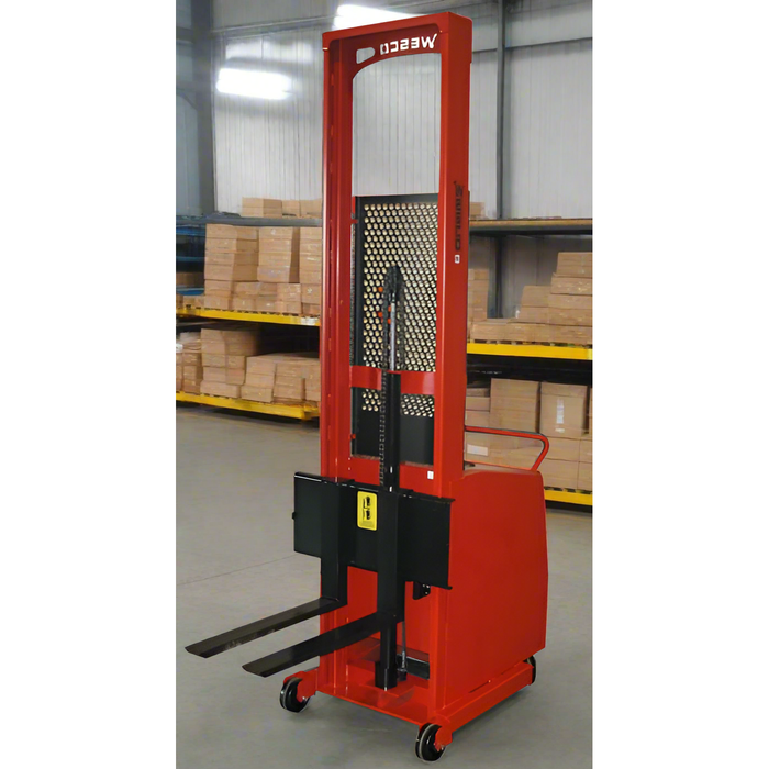 Counter-Balance Powered Stacker | 64" Lift Height | 1000 lb Capacity | Wesco Industrial Products 261038
