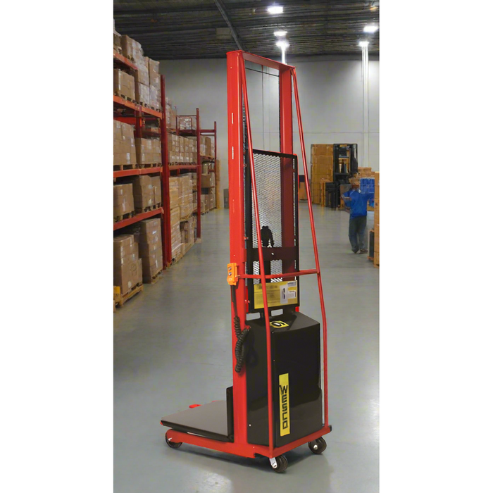 Powered Stacker | 32" x 30" Plarform | 1000 lb Capacity | Fixed Base | Wesco Industrial Products 261025